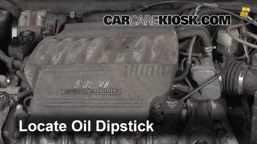 2007 Chevrolet Impala SS 5.3L V8 Aceite Controlar nivel de aceite